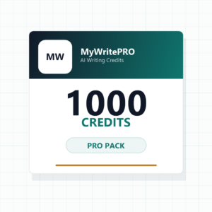 MyWritePRO 1000 Credits package thumbnail
