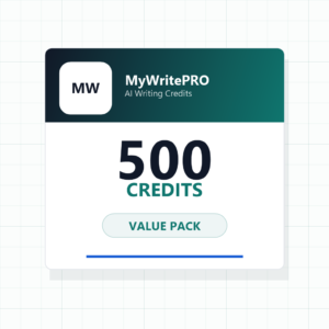 MyWritePRO 500 Credits package thumbnail